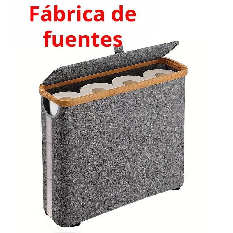 Caja de almacenamiento resistente para papel higiénico en el baño