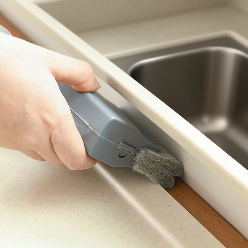 Multifunkcionális rés- és sarktisztító kefe