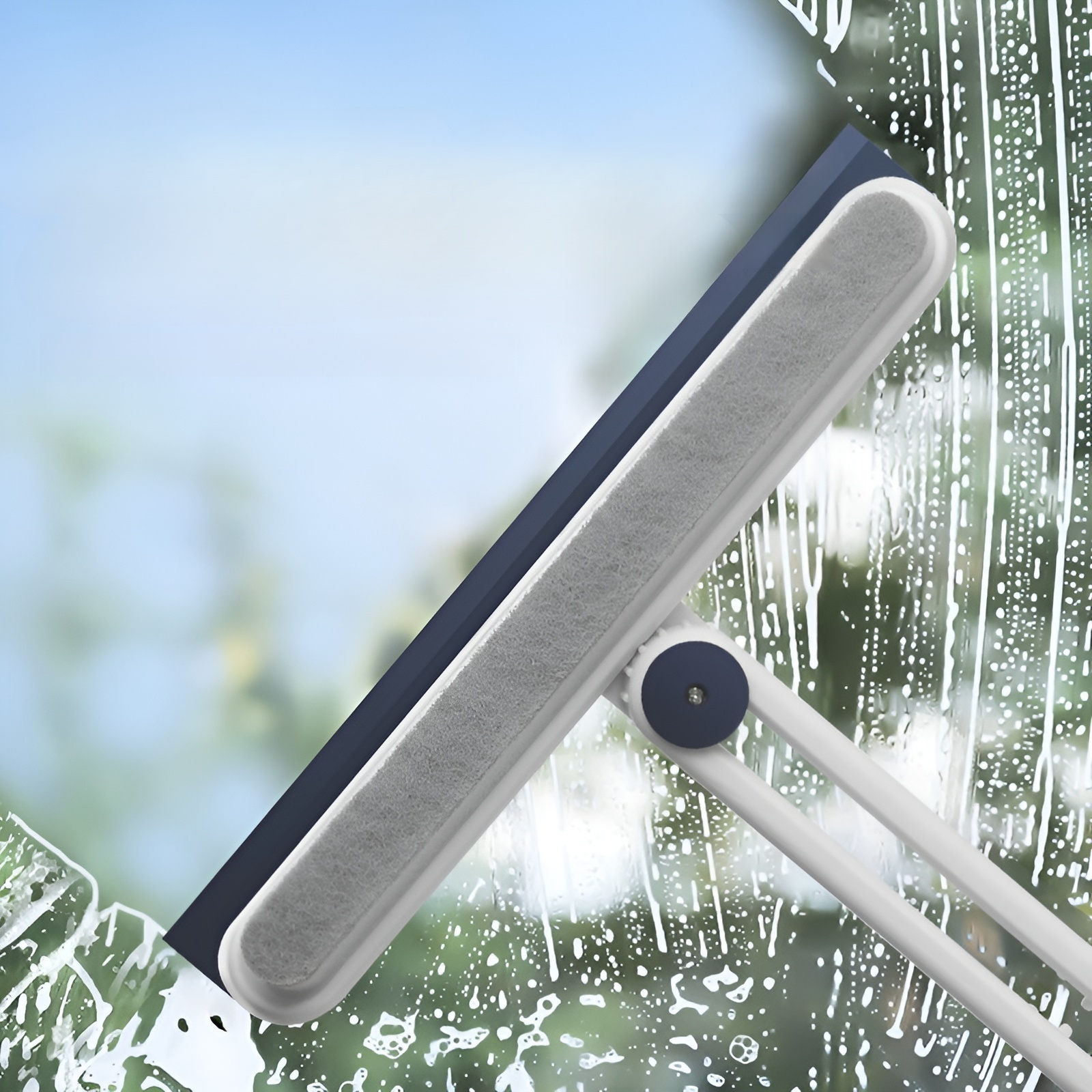 日本のガラス掃除用工芸品 家庭用 浴室 ガラススクレーパー 窓 両面ワイパー 掃除 掃除ツール