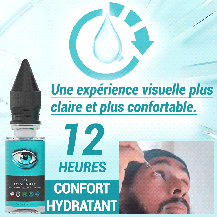Sérum réparateur pour les yeux à la nano-vue.