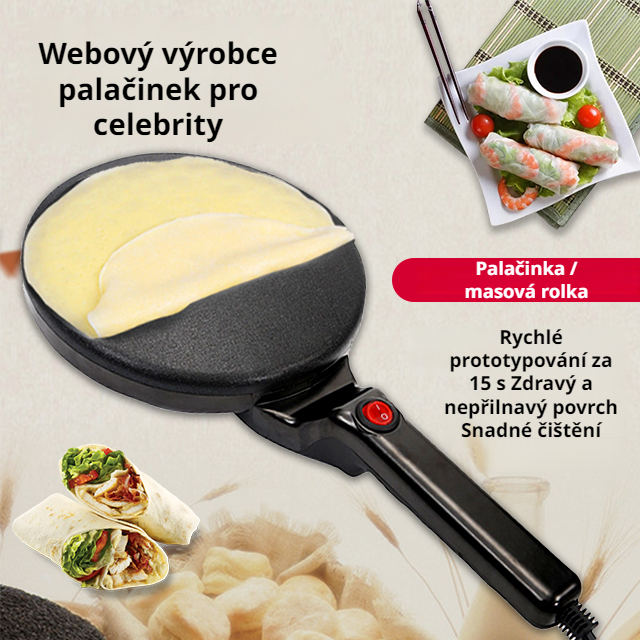 Elektrický stojan na palačinky pro domácnost