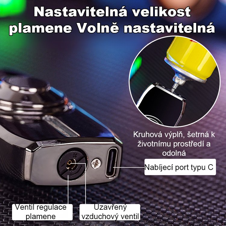 Řekněte hlasový příkaz 'zapálit' ✨ a plamen se rozpozná během milisekundy.