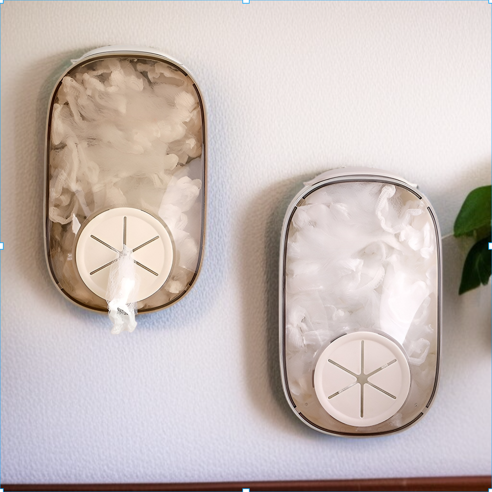 Disposable plastic wrap storage box artifact removable punch-free plastic bag cover box