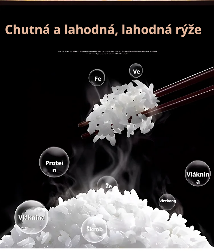 Snadné čištění rýžovaru s odnímatelnou vložkou