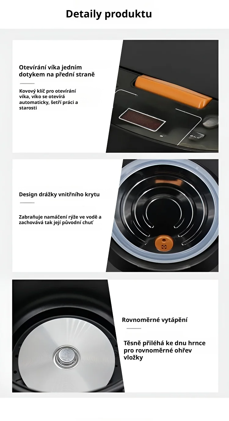 Ukázka použití rýžovaru při přípravě různých pokrmů