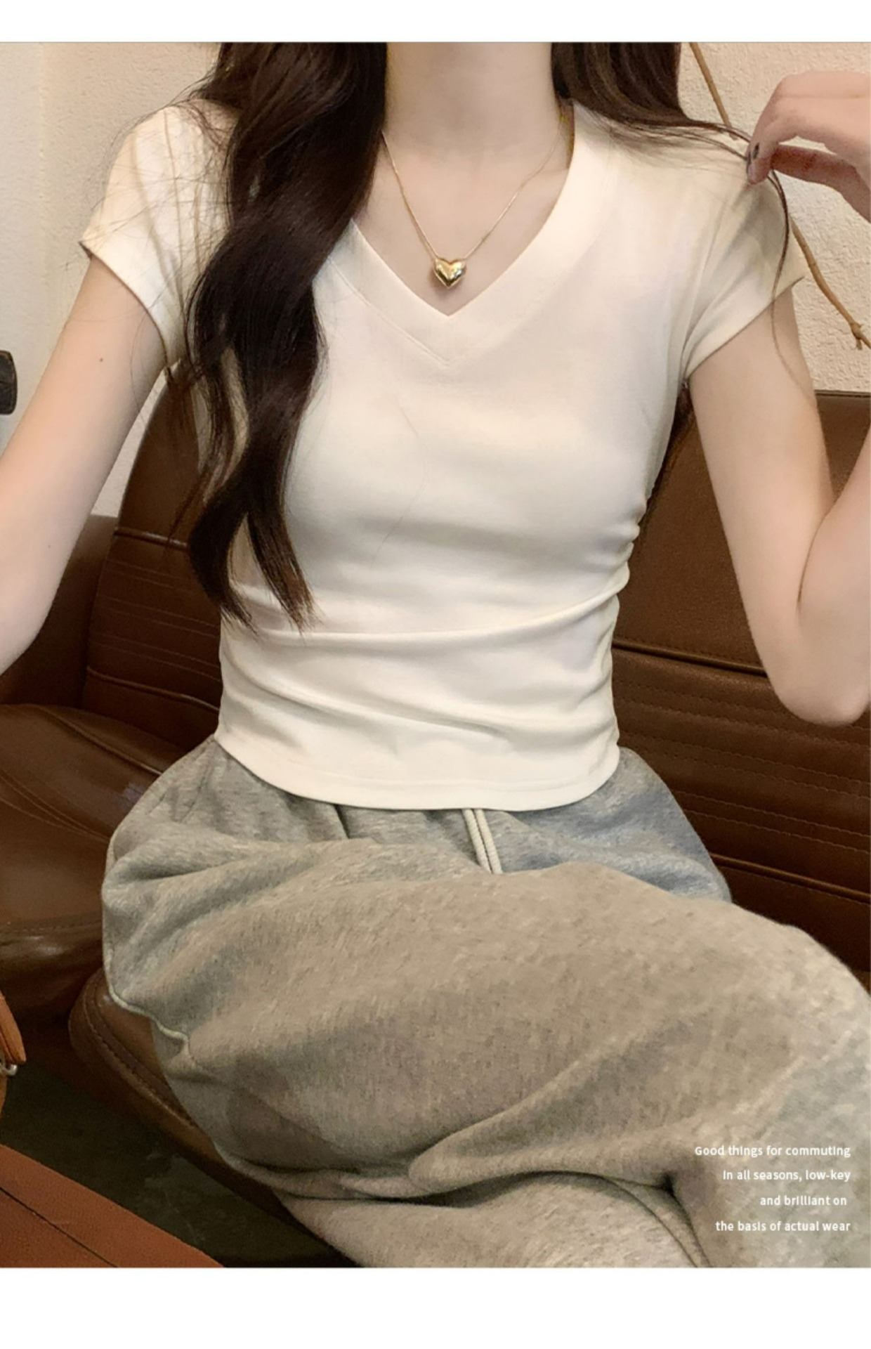 ファッション性と快適さを両立した半袖Tシャツ