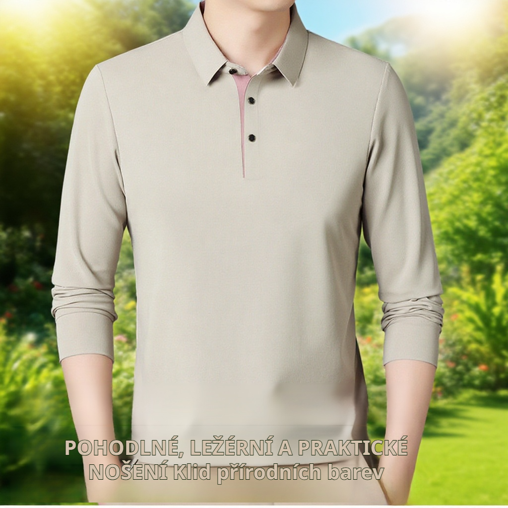 Obchodní módní košile z kvalitních materiálů detail