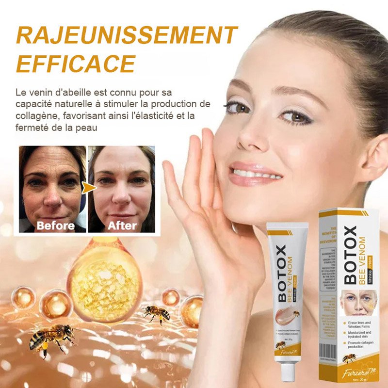 Crème de soin pour le visage au venin d'abeille