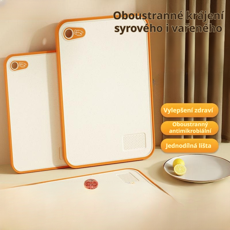 Ekologická krájecí deska z pšeničné slámy, domácí a dětské použití