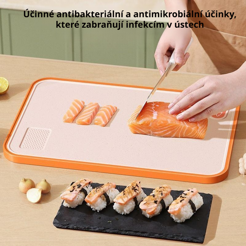 Ekologická krájecí deska z pšeničné slámy, domácí a dětské použití