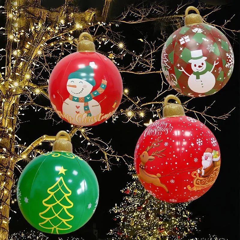 Garden Decoration Christmas Balls Remote Control Inflatable Christmas Household