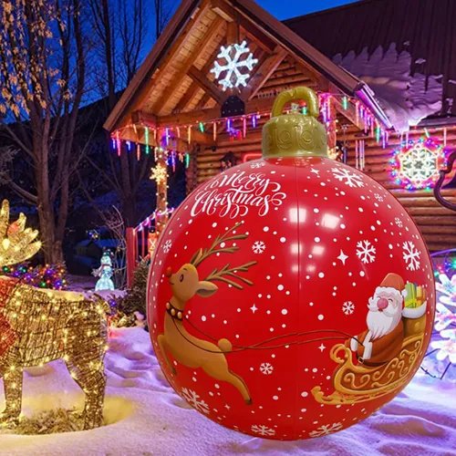 Garden Decoration Christmas Balls Remote Control Inflatable Christmas Household