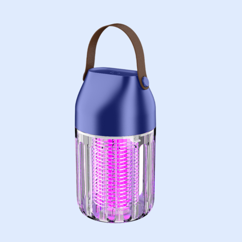 電撃式紫光蚊取り器と蚊取りランプ