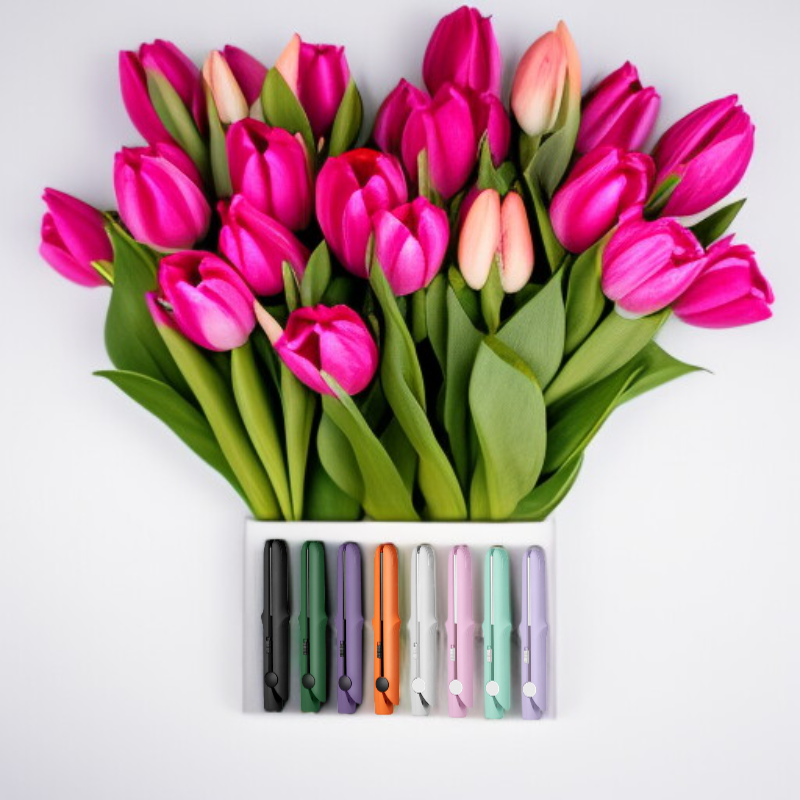 【ストレート＆カール両用】ミニセラミックスヘアアイロン