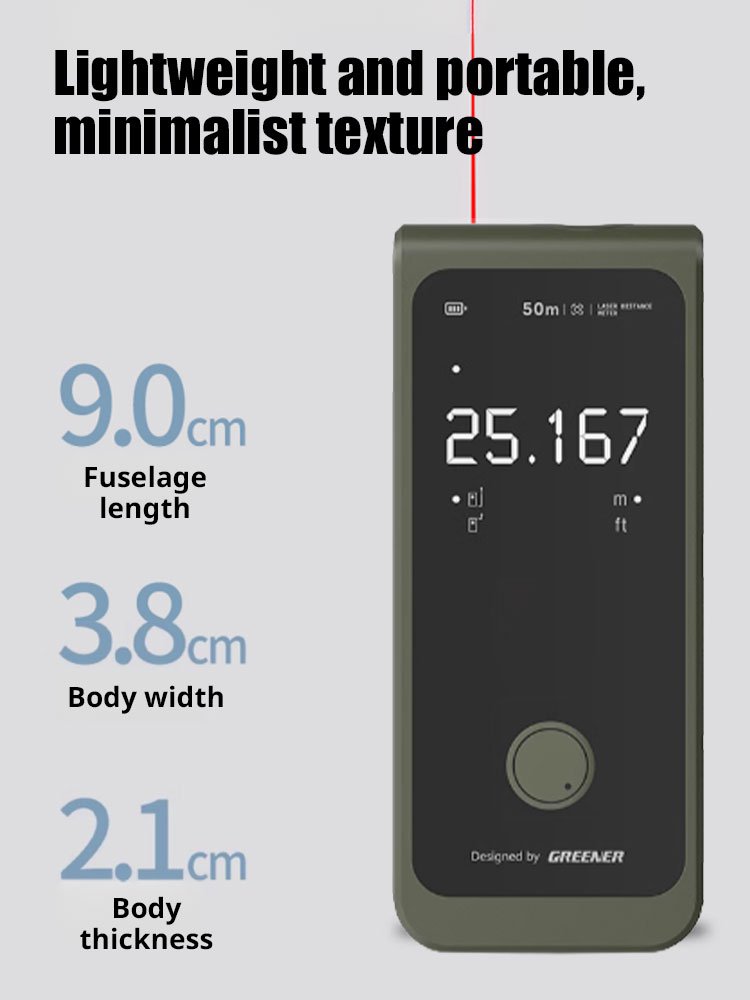 High-precision handheld laser rangefinder