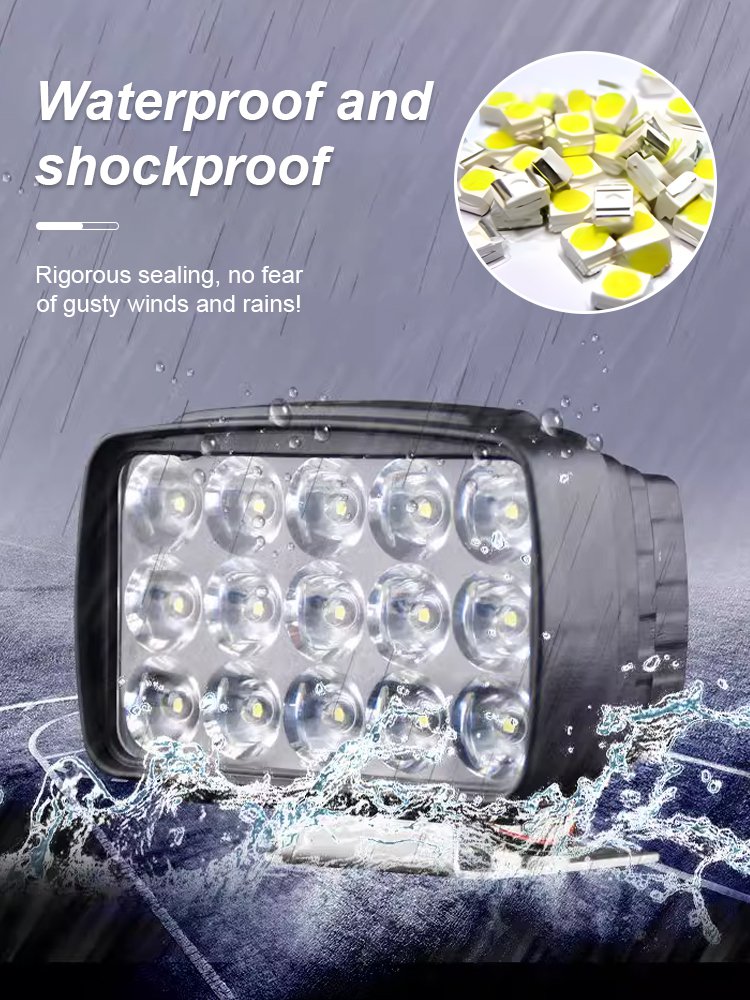 Super bright electric car headlight