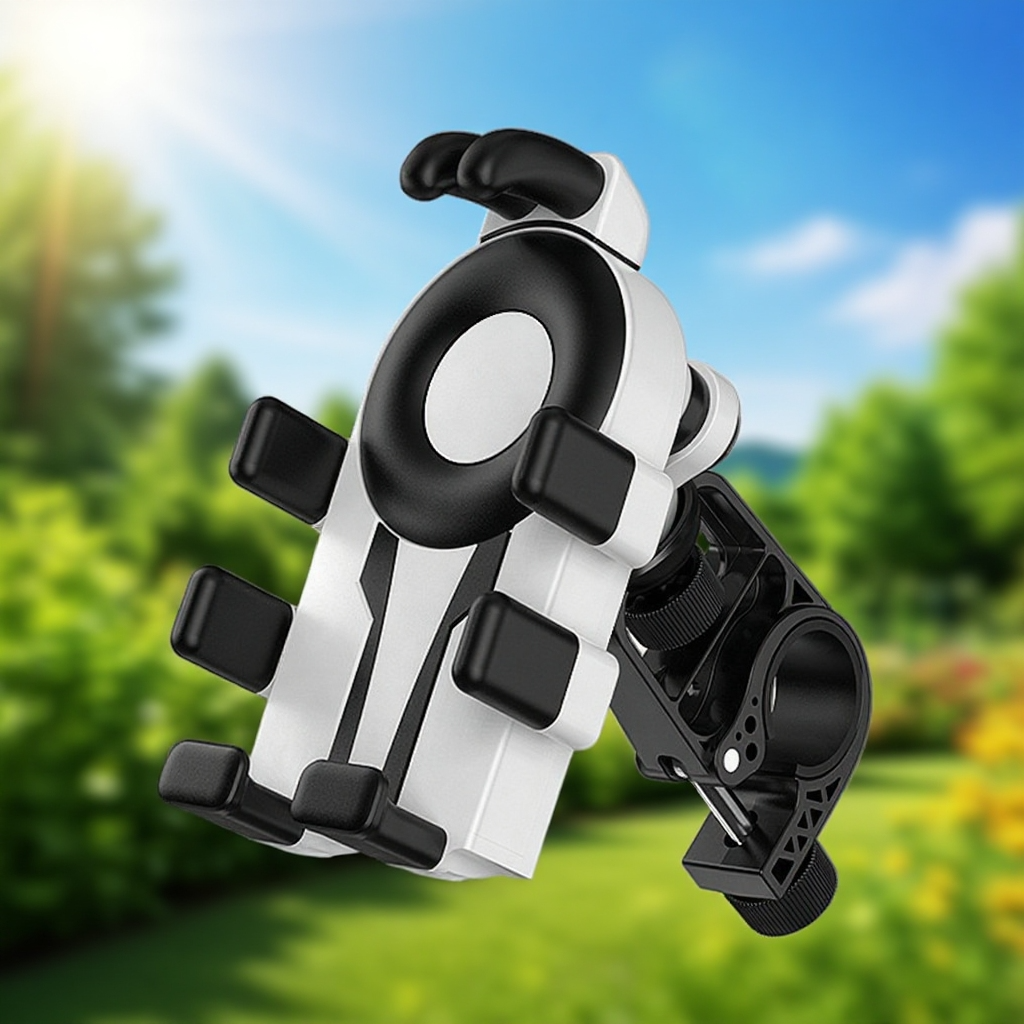 Bezpečný a spolehlivý držák na telefon, nastavitelný úhel, antishake
