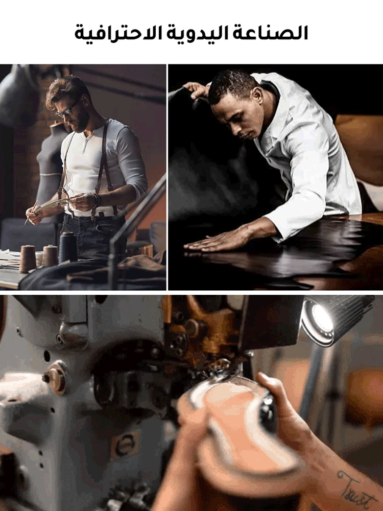 صندل رجالي من جلد البقر بنعل ناعم وجيد التهوية ومضاد للانزلاق