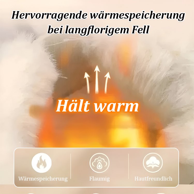 Gefütterte Schneestiefel mit dicker Sohle