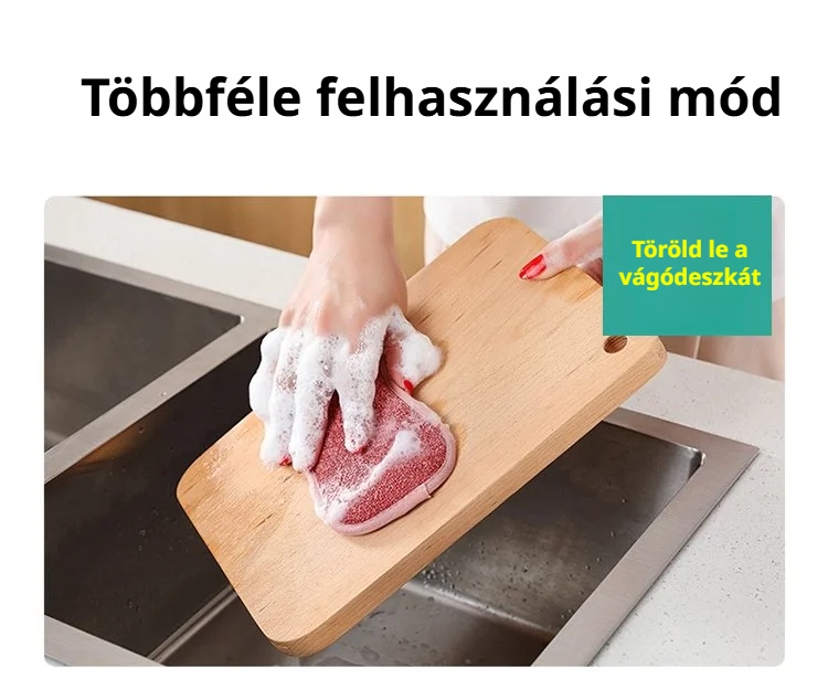 Varázs törlőkendő mikroszálas anyaga közelről