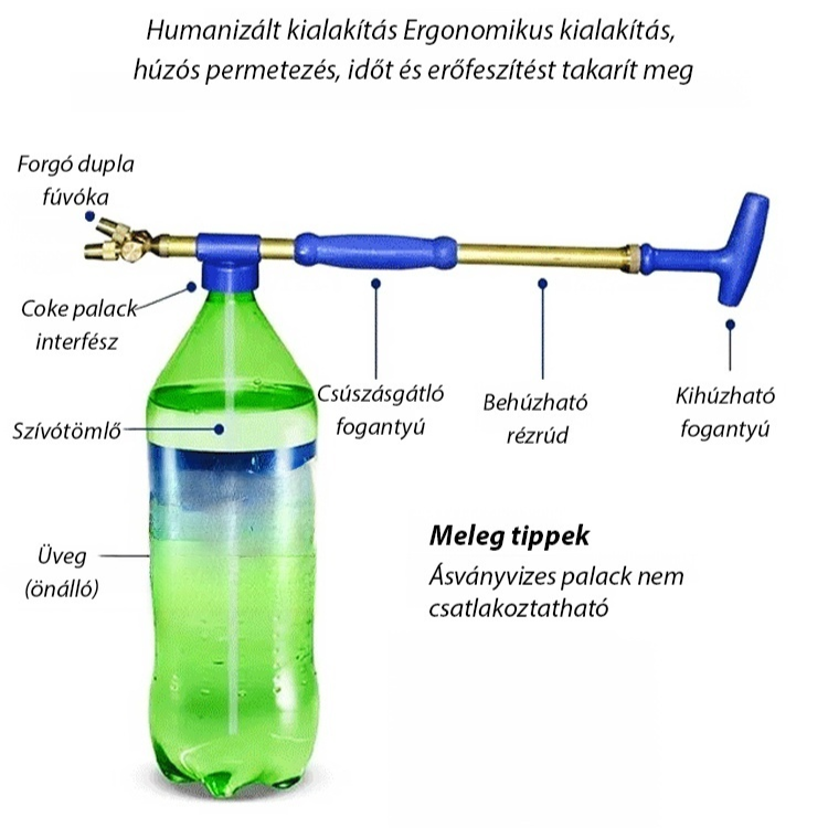 Háztartási tolható egyszerű fertőtlenítő permetezőgép