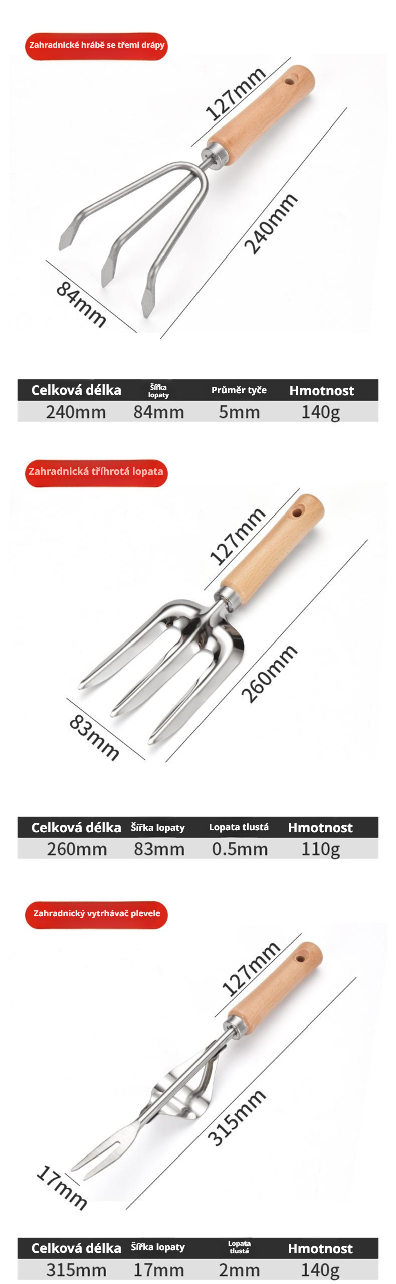 Zahradní nářadí pro každého zahradníka