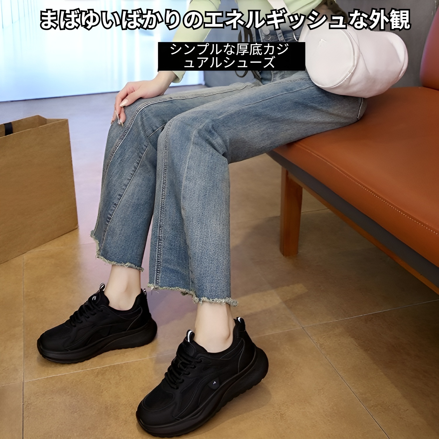 ソフトソールのスニーカー、女性用の黒いダッドシューズ、夏用の通気性のある新作スニーカー、軽くて疲れにくい作業靴、滑り止めスニーカー