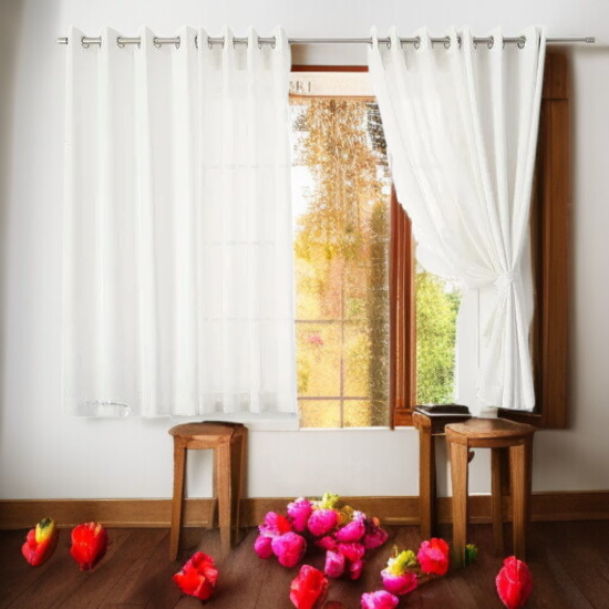 자외선 차단 금강사 커튼 백사 커튼 불투과 광투과 방충망 스크래치 방충 커튼