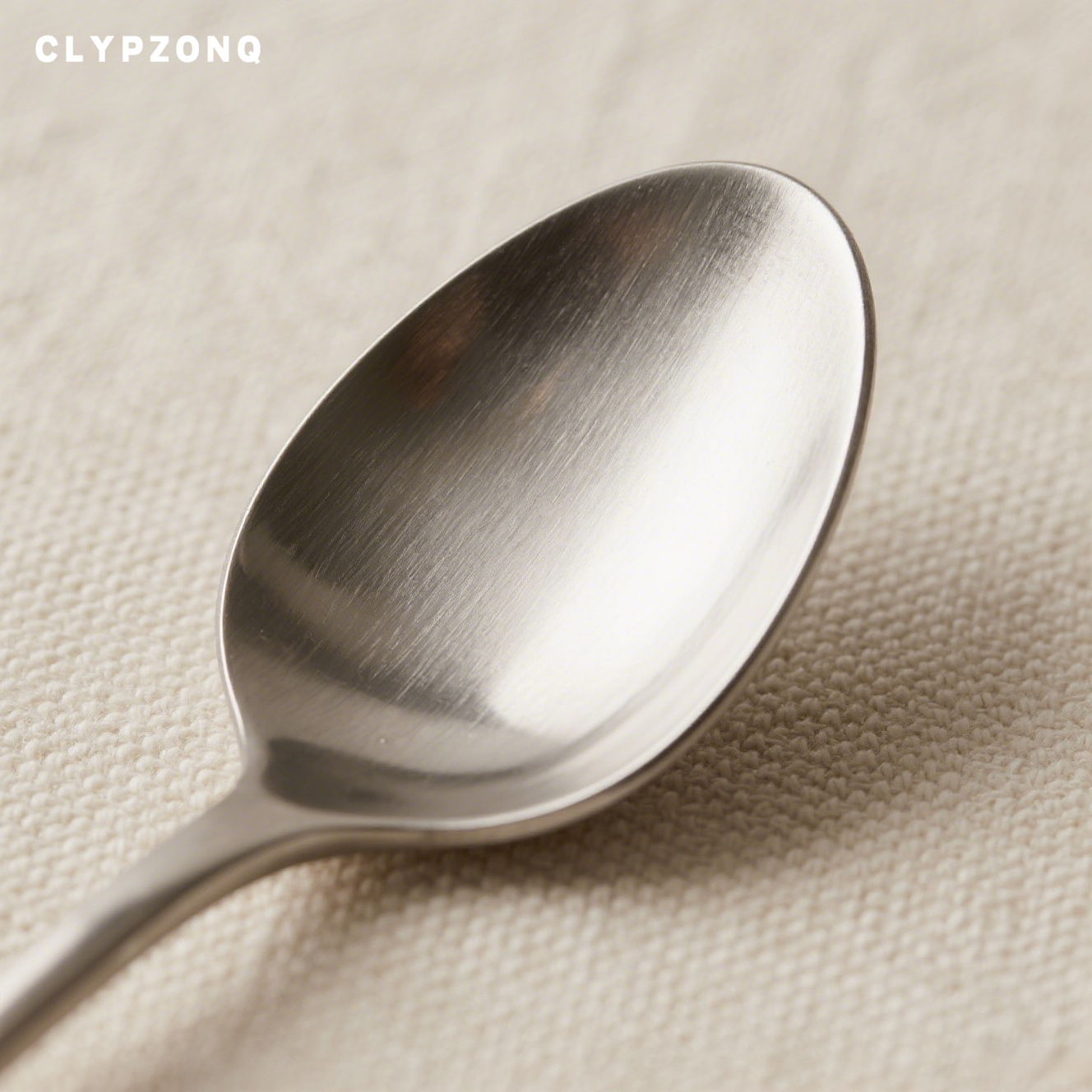 ステンレス製のスプーン