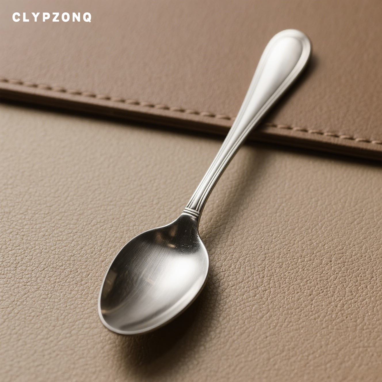 ステンレス製のスプーン