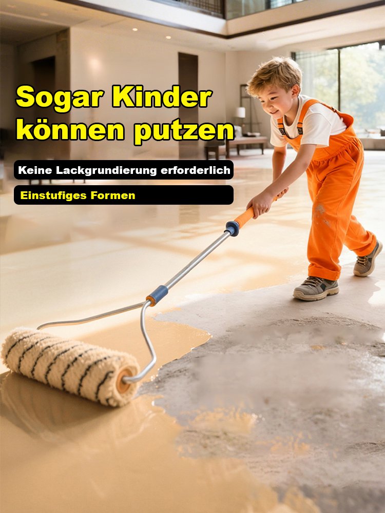 Wasserbasierte Bodenbeschichtung 3-in-1