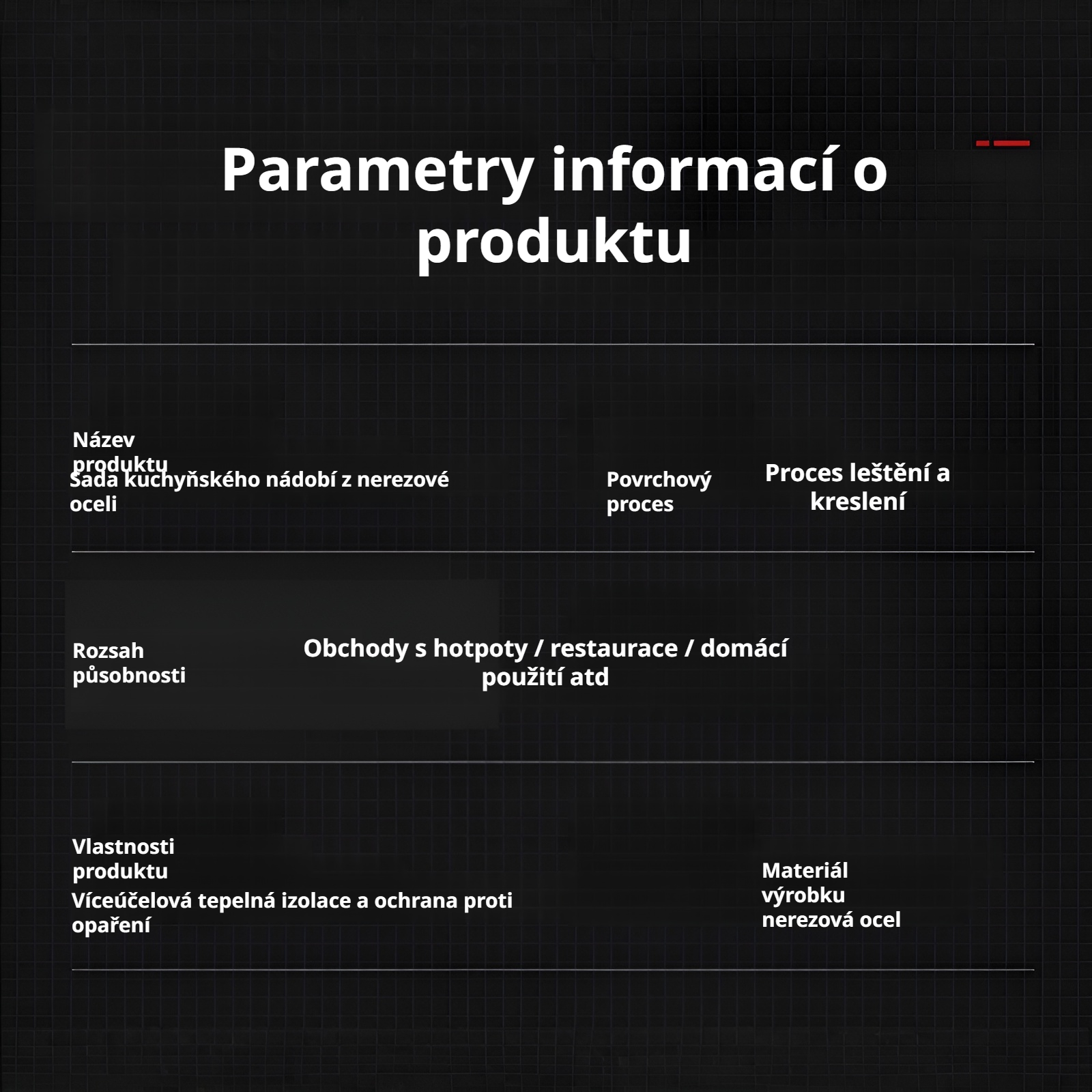 Nerezová lopatka vhodná pro každodenní vaření