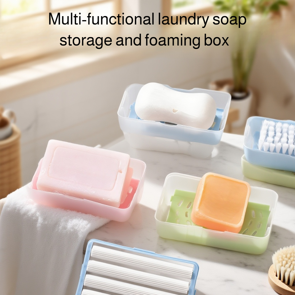Multifunctional foam box laundry soap box