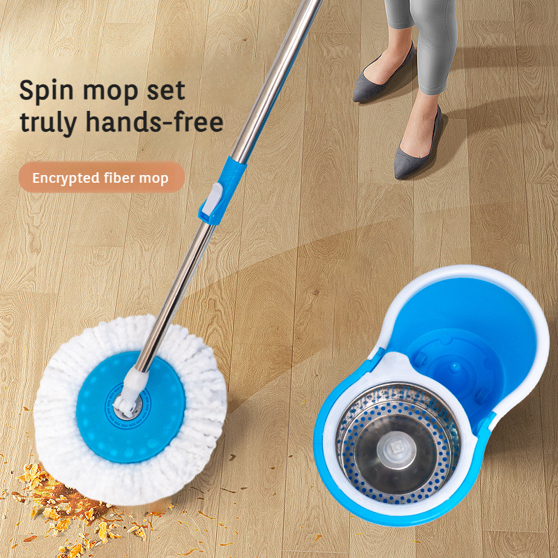 Rapid Dehydration Mop Dunn Cloth Dual Drive Lightweight HandFree