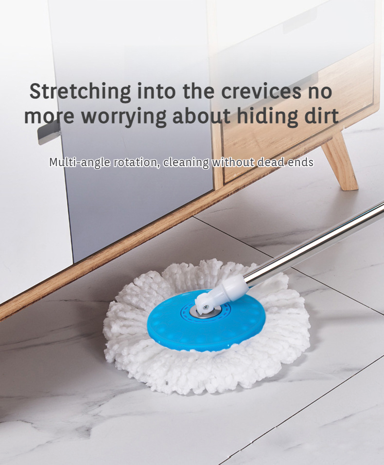 Easy-to-use dual drive mop for efficient floor cleaning