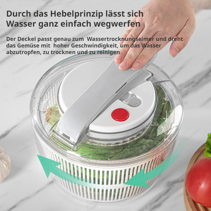 Manuelle Presse Obst und Gemüse Dörrgerät Wasserschleuder Home Küche Obstsalat Dörrgerät