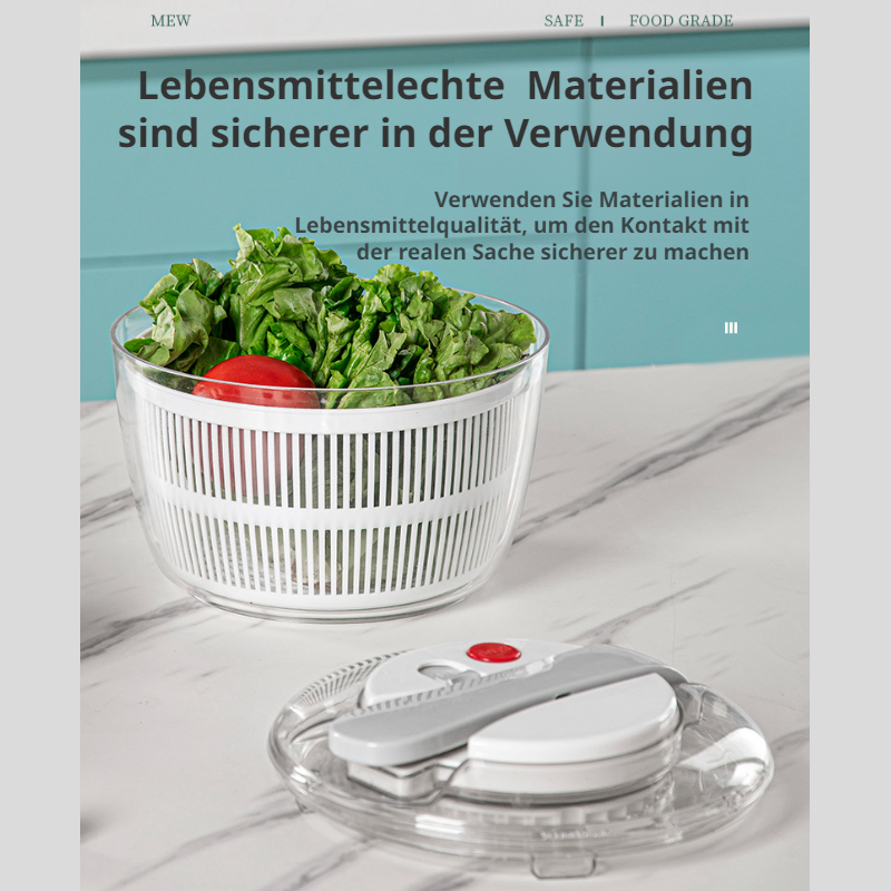 Manuelle Presse Obst und Gemüse Dörrgerät Wasserschleuder Home Küche Obstsalat Dörrgerät