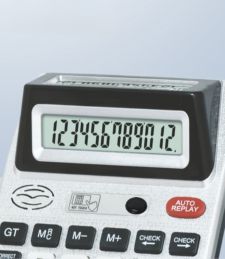 12หลัก เครื่องคิดเลข2จอ