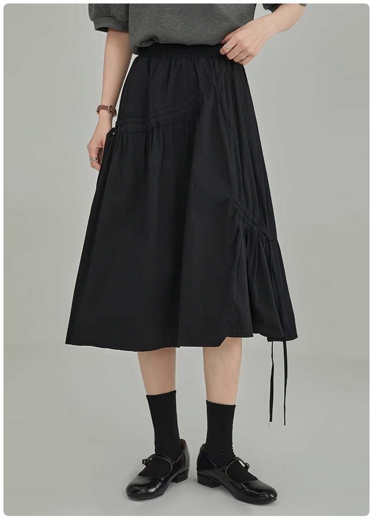 여성 패션 캐주얼 스커트 전체샷