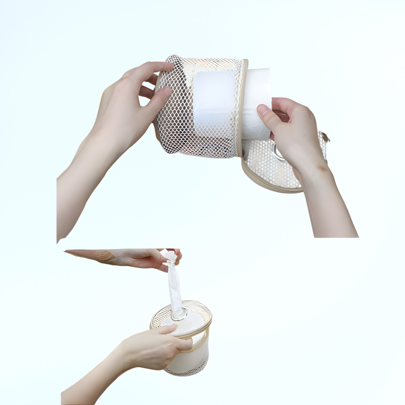 アウトドアキャンプ用ペーパータオル引き出し