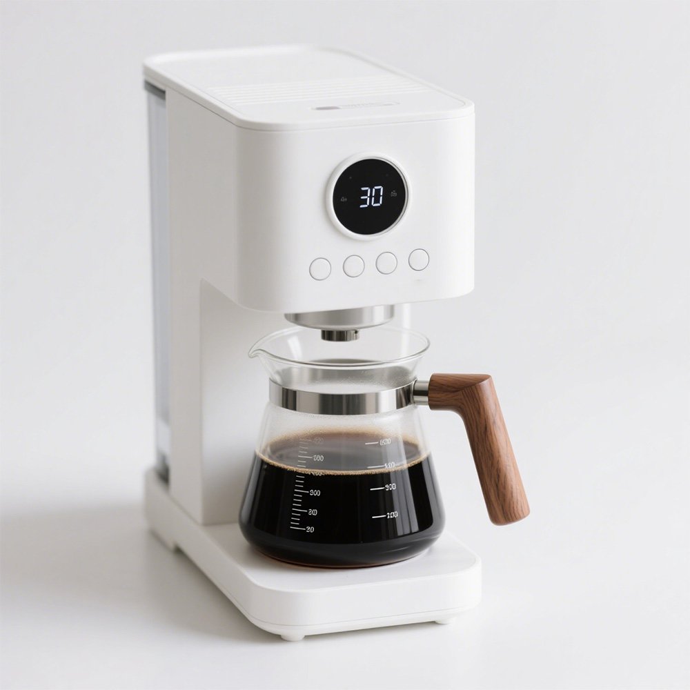 Mașina de cafea multifuncțională INS pe blatul bucătăriei