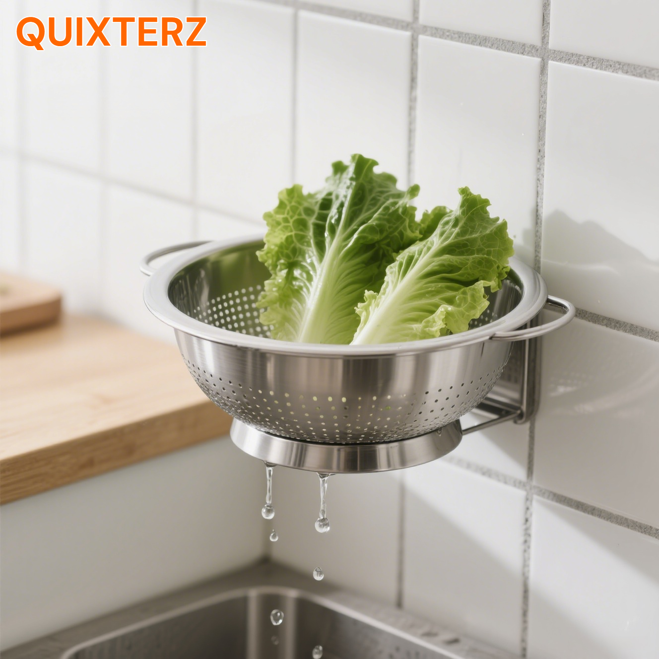 Canasta de escurrir de acero inoxidable 304