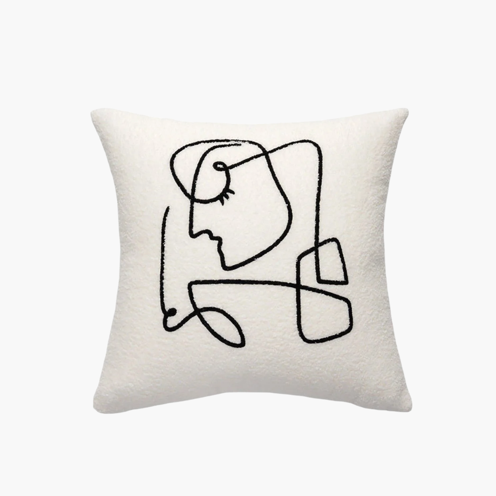 코튼 쿠션 베개