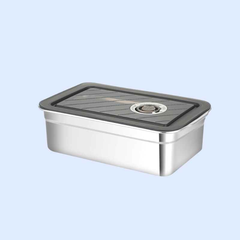 Large stainless steel lunch box