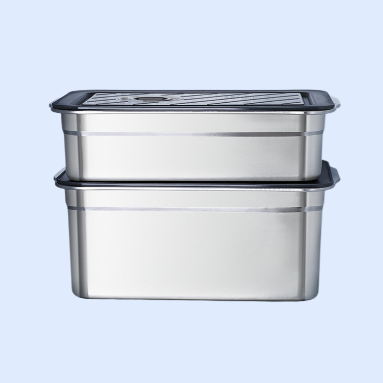 Large stainless steel lunch box