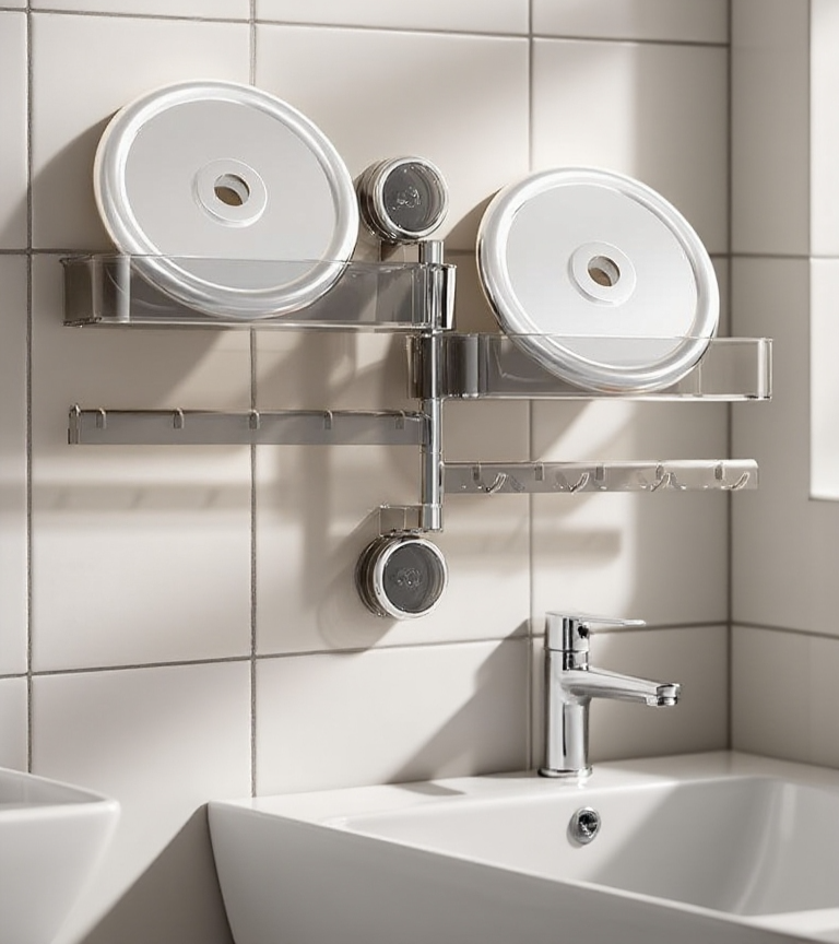 免釘安裝廚房調料收納架