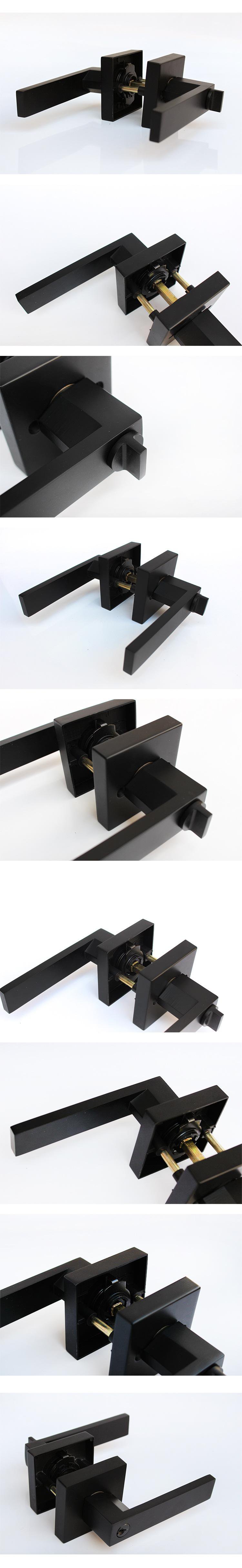 Instalación fácil de manilla de bloqueo tres barras