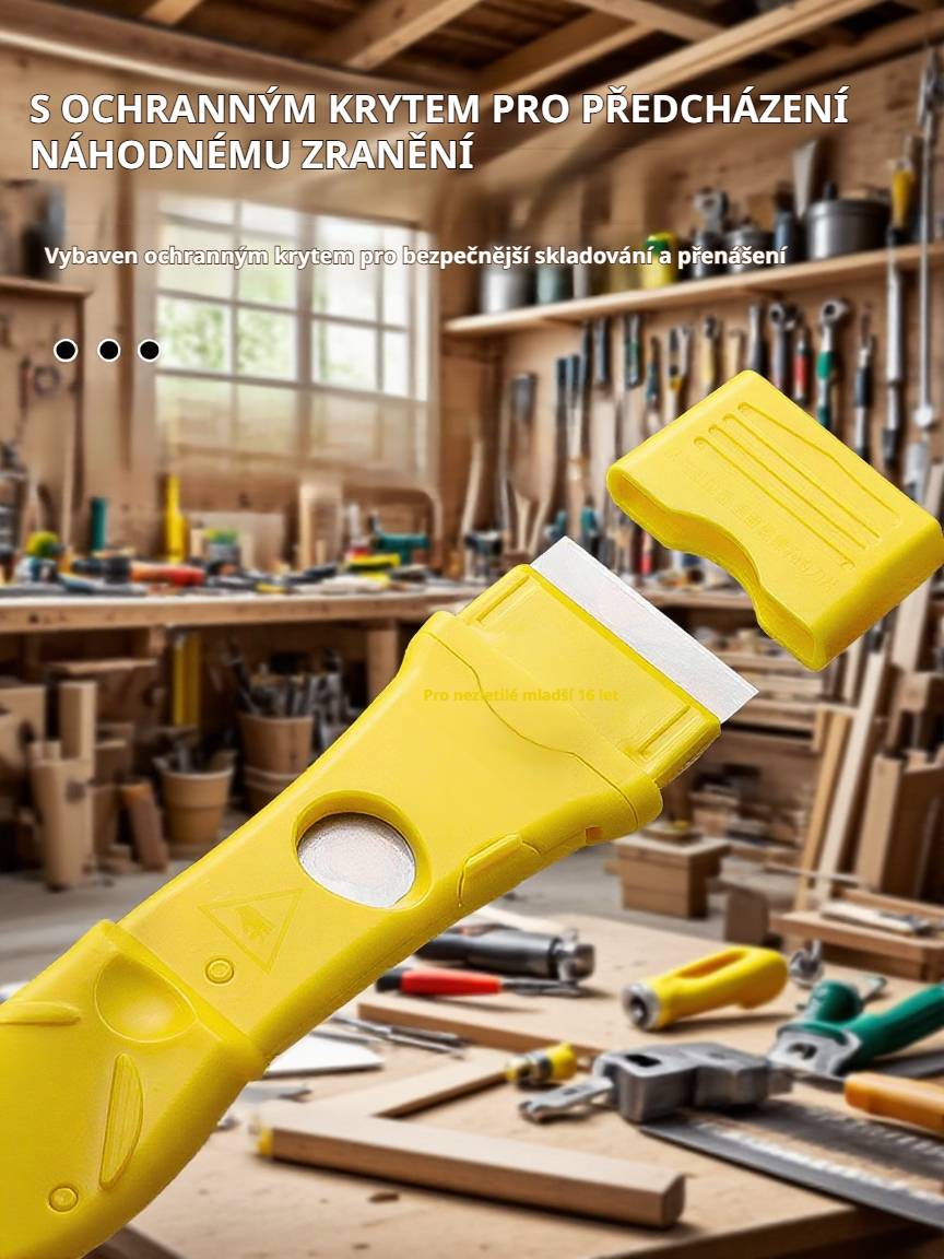 Pevná konstrukce odstraňovače lepidla