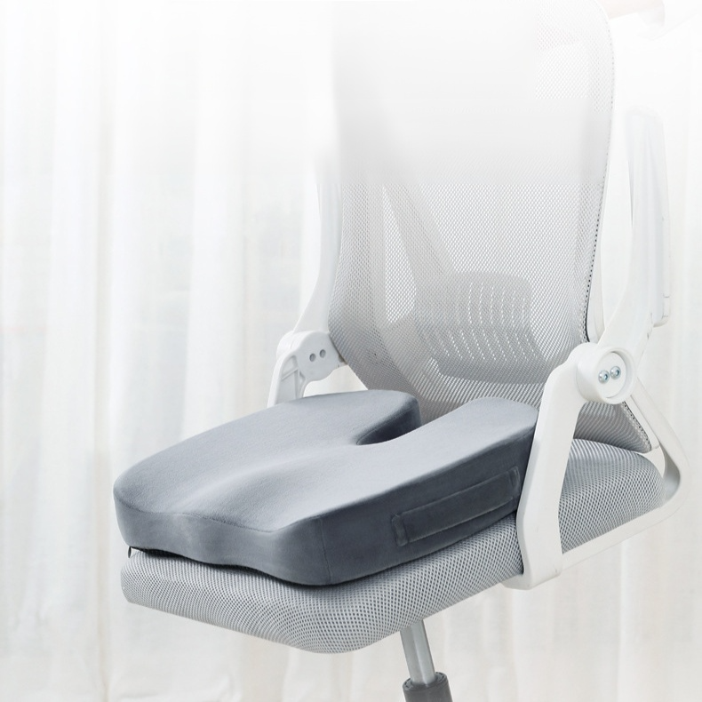 Sitzkissen, Büro, Sitzstuhl, Hocker, Studentenkissen, Memory-Schaum-Sitzkissen, atmungsaktives Furzk