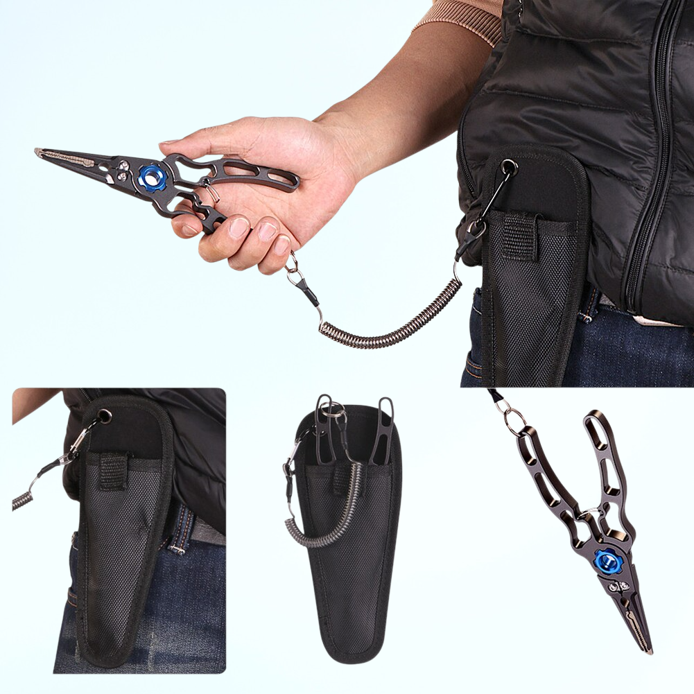 คีมล่อปลาความแม่นยำสูง คีมปากยาวโลหะผสมอลูมิเนียม